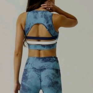 Nualime sports bra marble